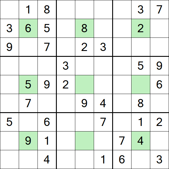 Center Dot Sudoku - Medium