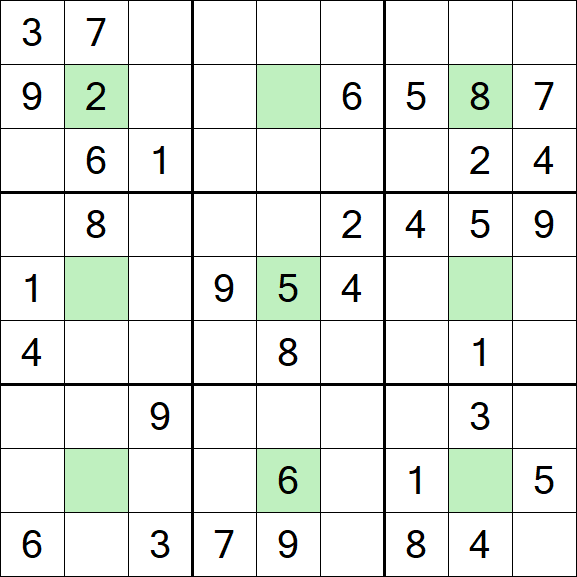 Center Dot Sudoku - Medium