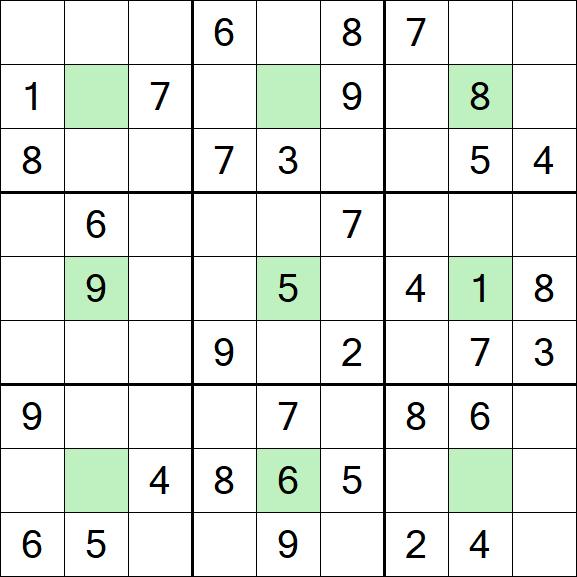 Center Dot Sudoku - Medium