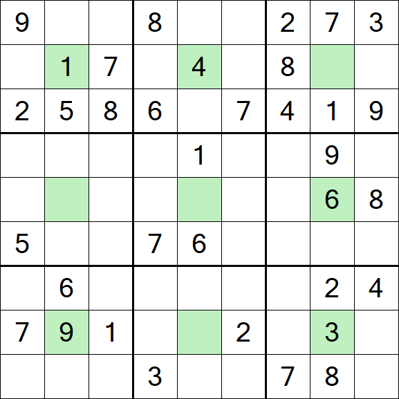 Center Dot Sudoku - Medium