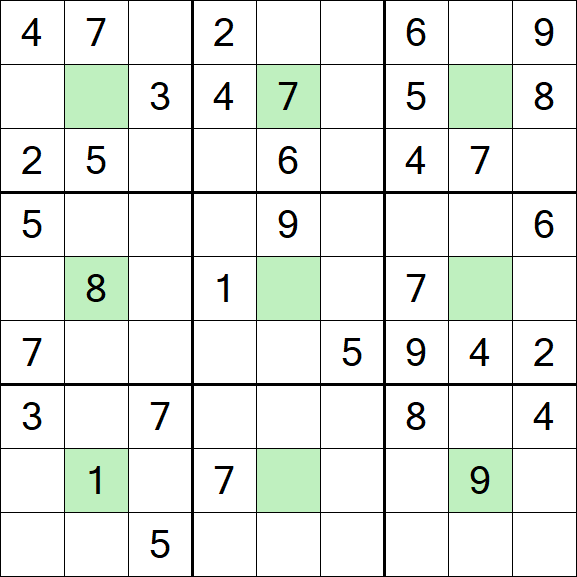 Center Dot Sudoku - Medium