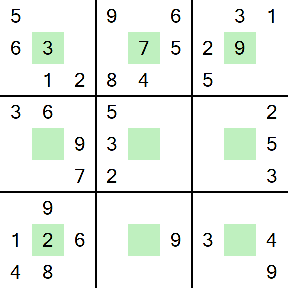 Center Dot Sudoku - Medium