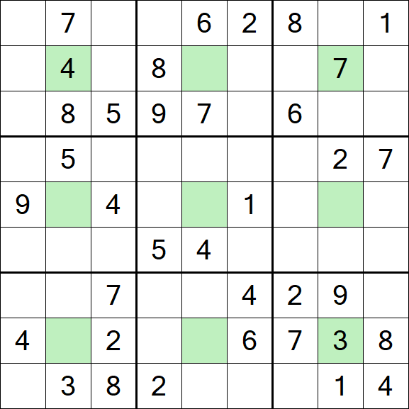 Center Dot Sudoku - Medium
