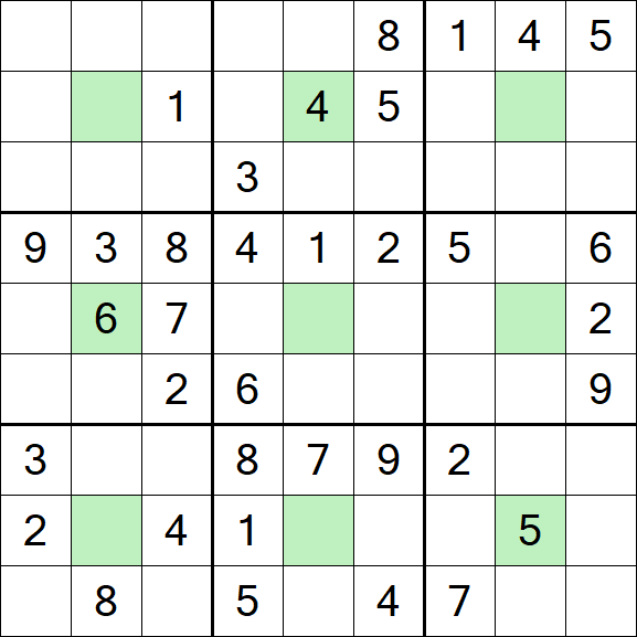 Center Dot Sudoku - Medium