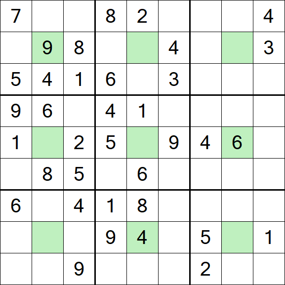 Center Dot Sudoku - Medium