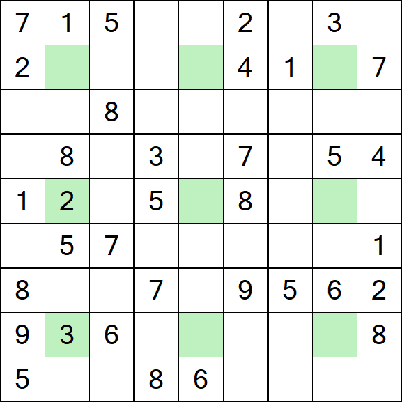 Center Dot Sudoku - Medium