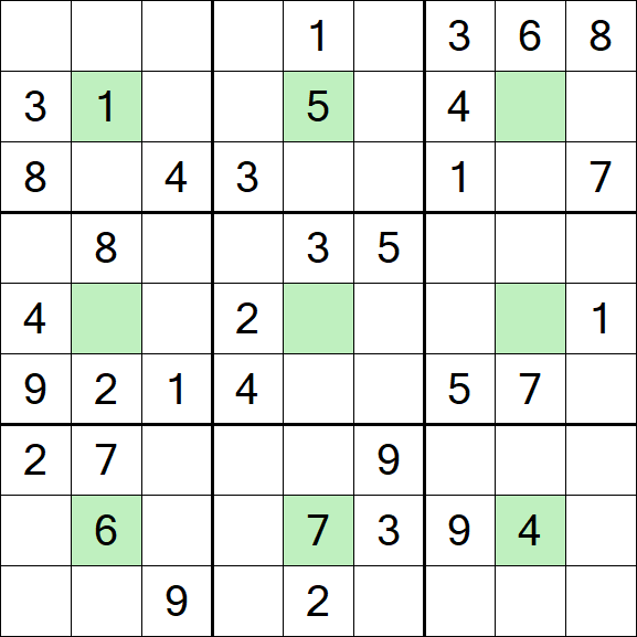 Center Dot Sudoku - Medium