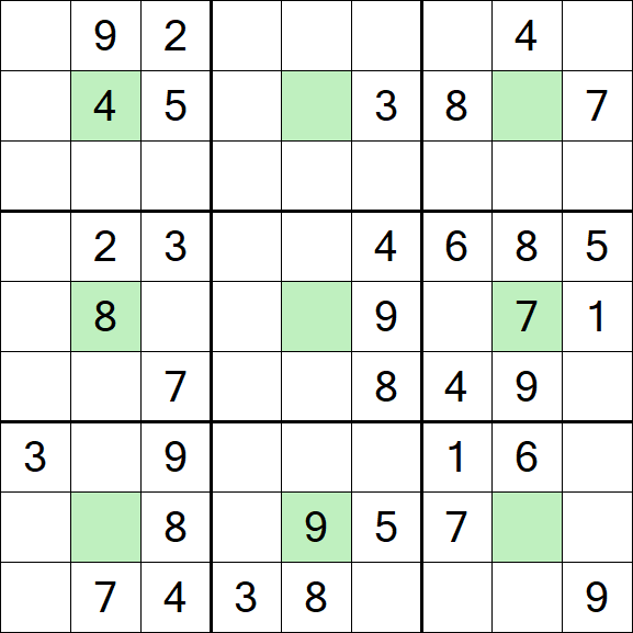 Center Dot Sudoku - Medium