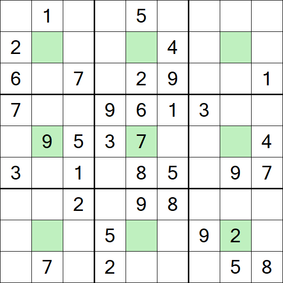 Center Dot Sudoku - Medium