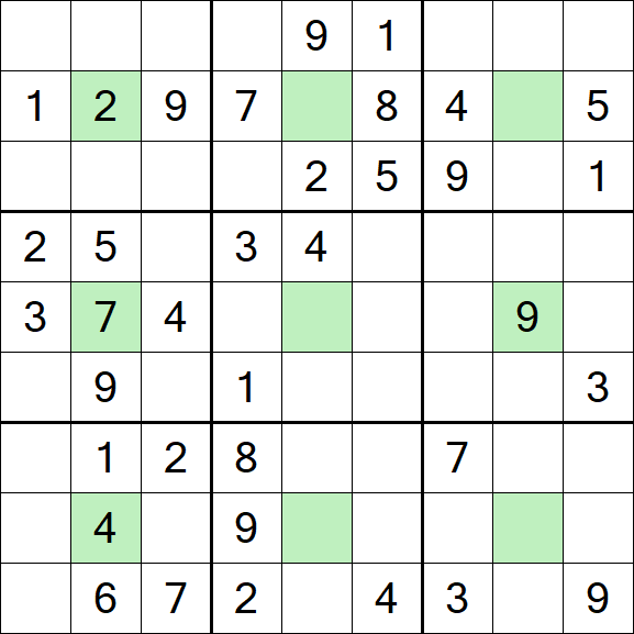 Center Dot Sudoku - Medium