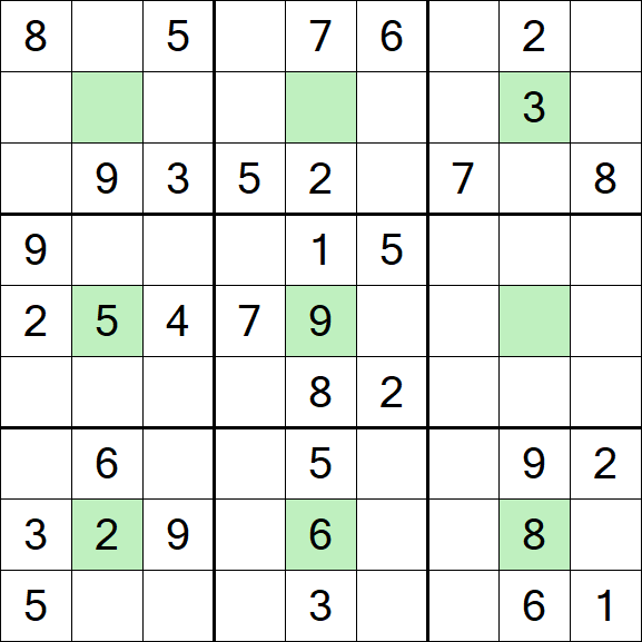 Center Dot Sudoku - Medium