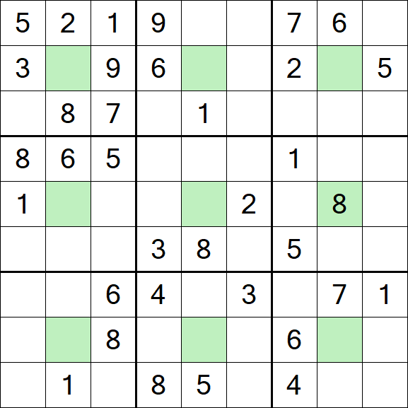 Center Dot Sudoku - Medium