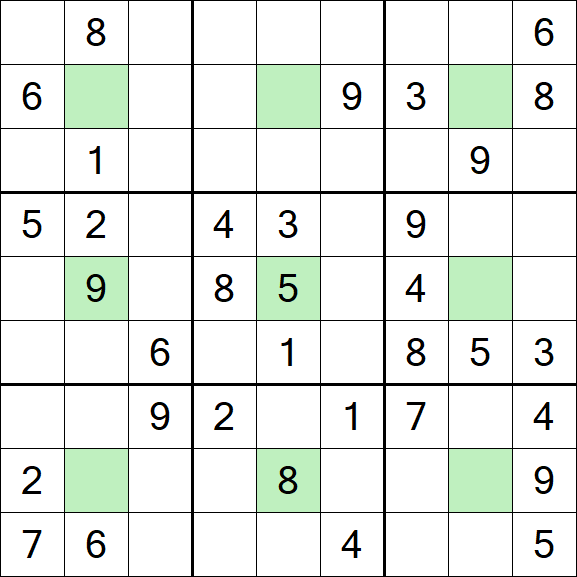 Center Dot Sudoku - Medium