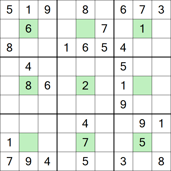 Center Dot Sudoku - Medium