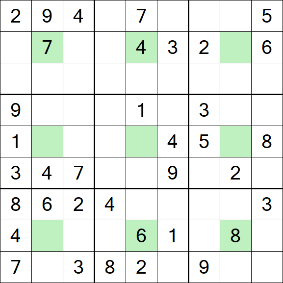 Center Dot Sudoku - Medium