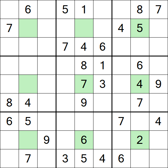 Center Dot Sudoku - Medium