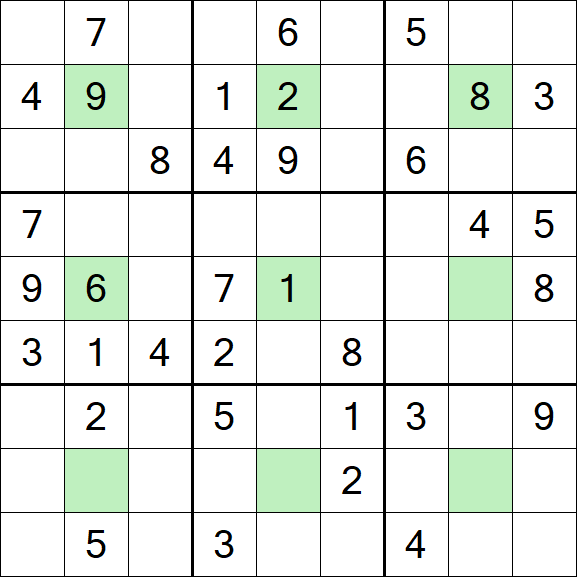 Center Dot Sudoku - Medium