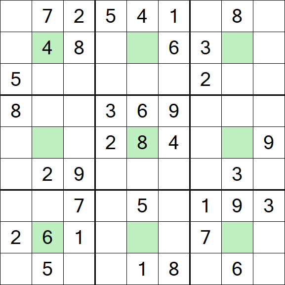 Center Dot Sudoku - Medium