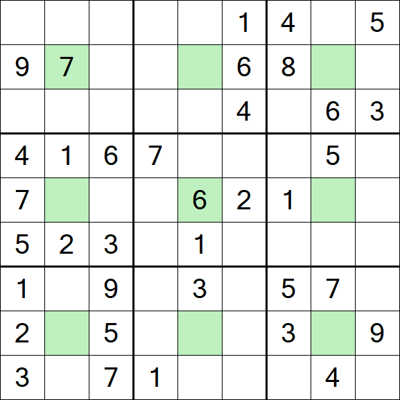 Center Dot Sudoku - Medium