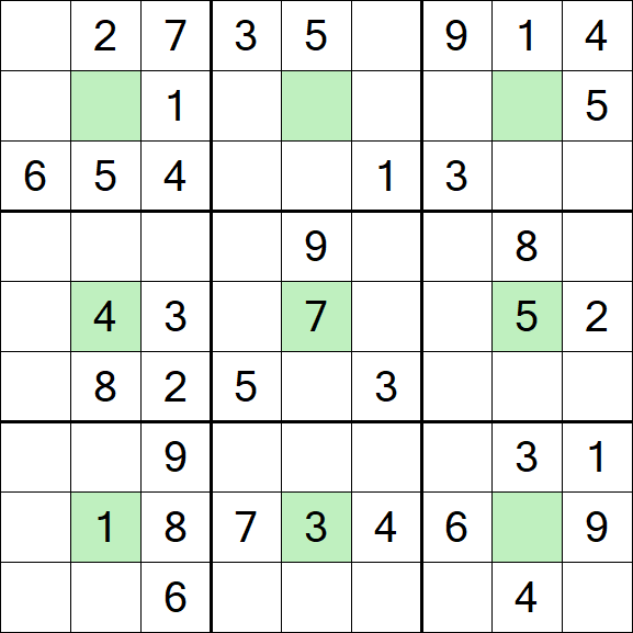 Center Dot Sudoku - Medium