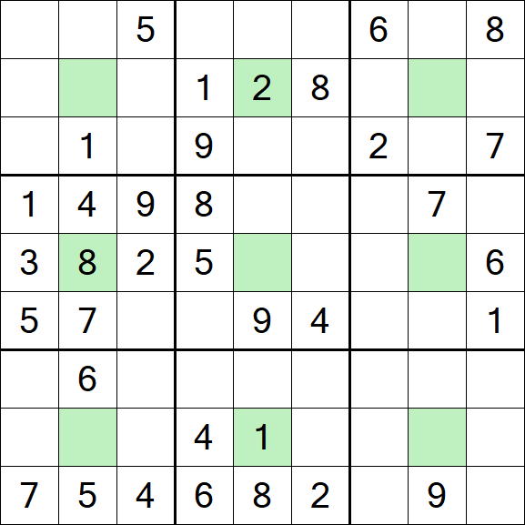 Center Dot Sudoku - Medium
