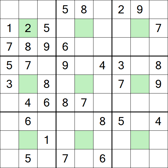 Center Dot Sudoku - Medium