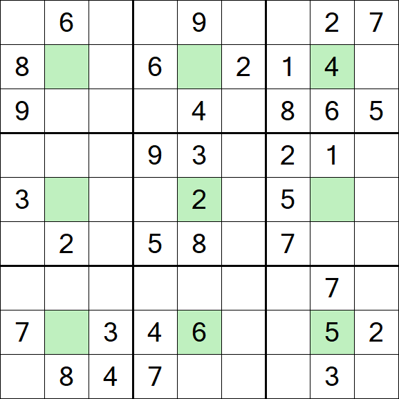 Center Dot Sudoku - Medium