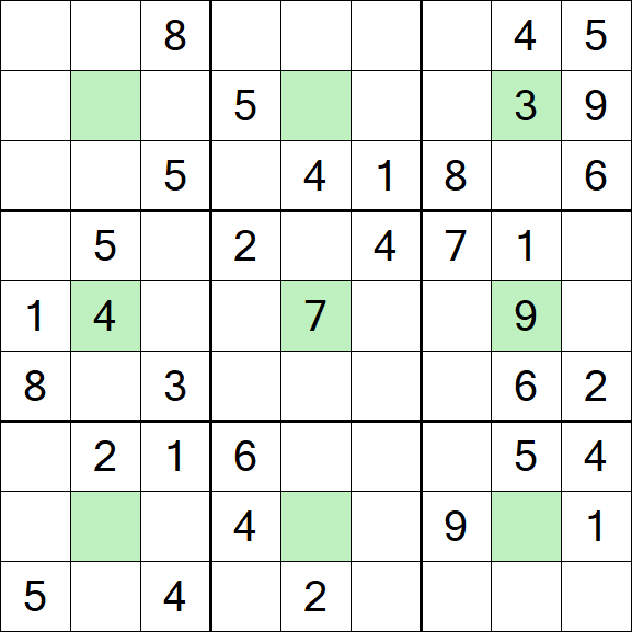 Center Dot Sudoku - Medium