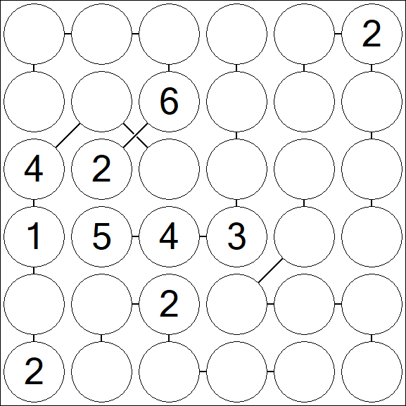 Chain Sudoku 6x6 - Médio