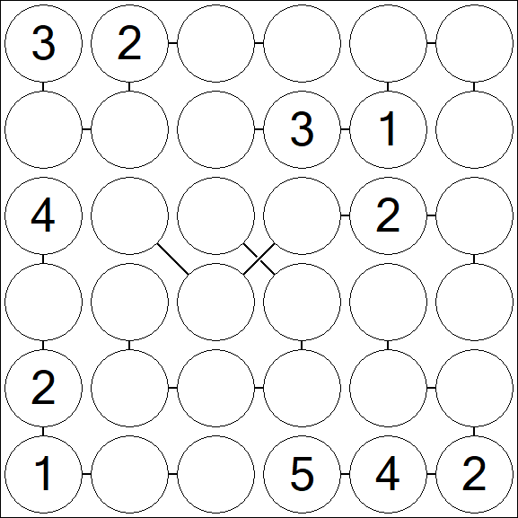 Chain Sudoku 6x6 - Medio
