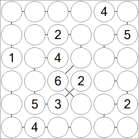 Chain Sudoku 6x6 - Medio