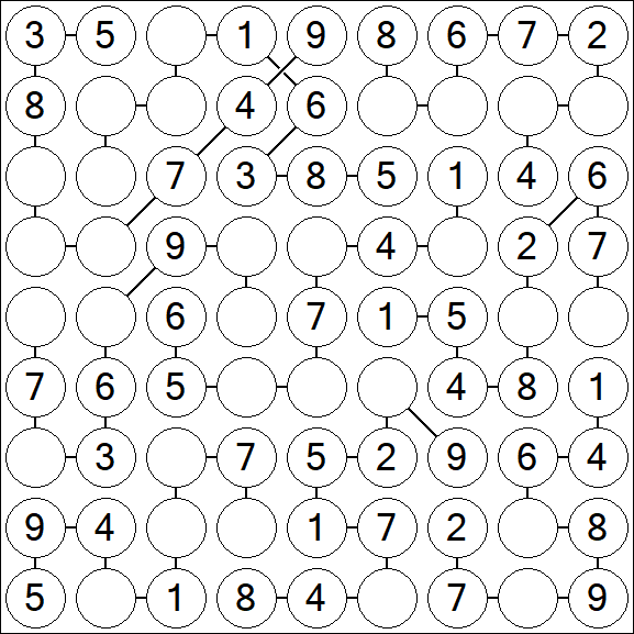Chain Sudoku - Einfach