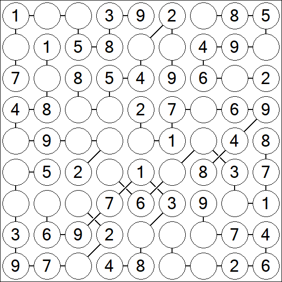 Chain Sudoku - Einfach