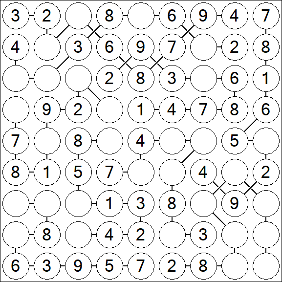 Chain Sudoku - Simple