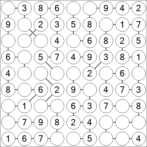 Chain Sudoku - Einfach