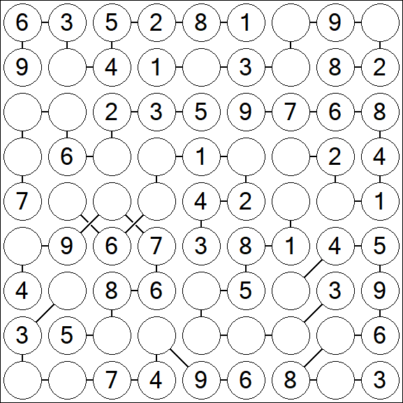 Chain Sudoku - Einfach