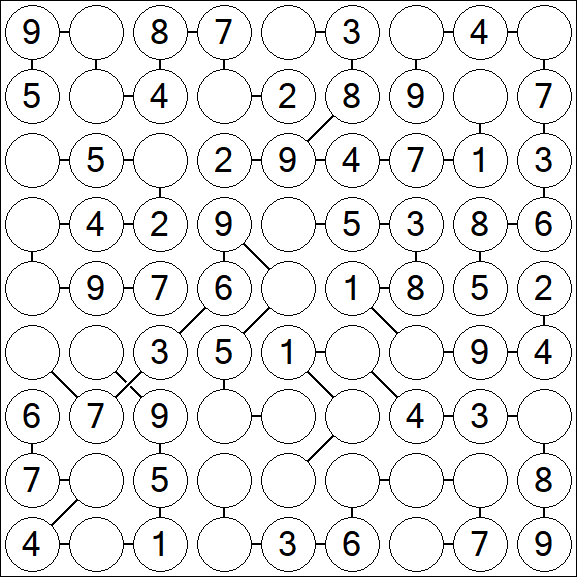 Chain Sudoku - Einfach