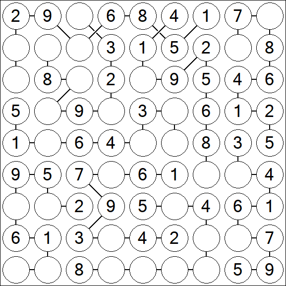 Chain Sudoku - Einfach