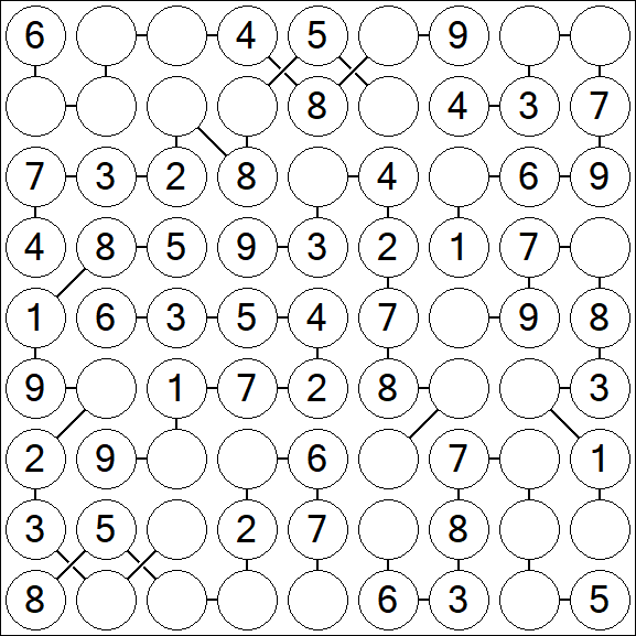 Chain Sudoku - Simple