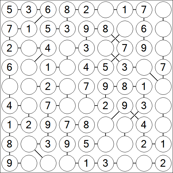 Chain Sudoku - Simple