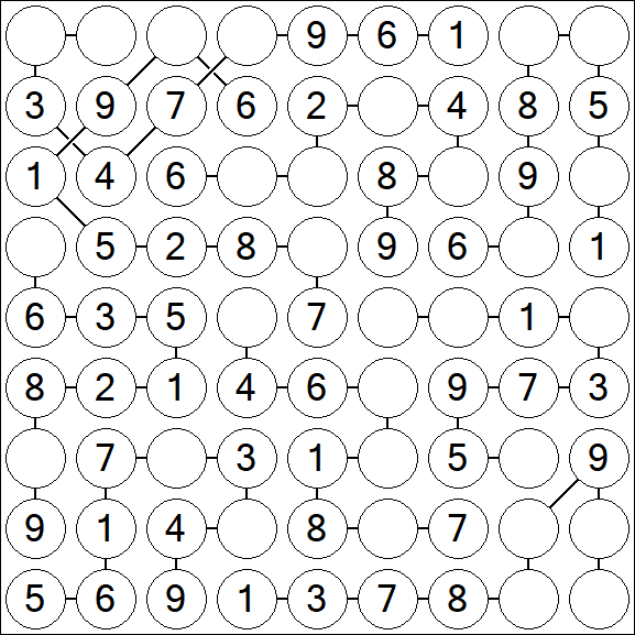 Chain Sudoku - Simple