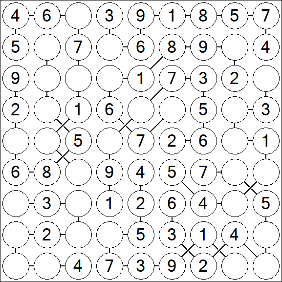 Chain Sudoku - Fácil