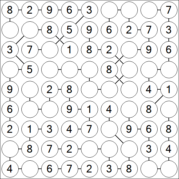 Chain Sudoku - Fácil