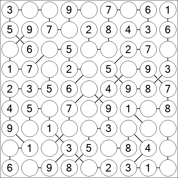 Chain Sudoku - Fácil