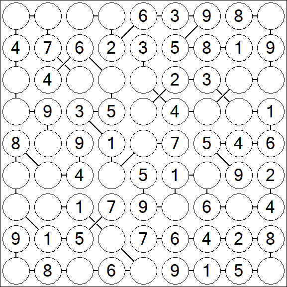 Chain Sudoku - Fácil