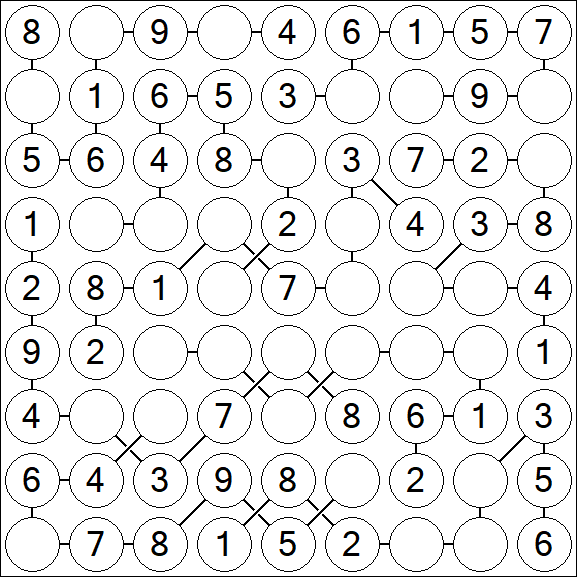 Chain Sudoku - Fácil