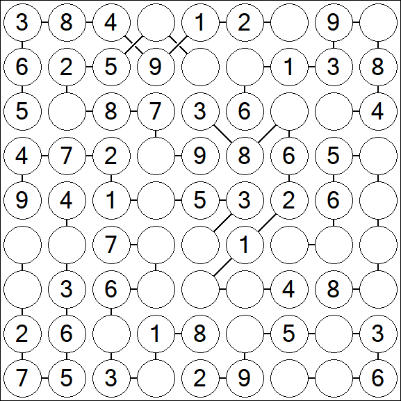 Chain Sudoku - Fácil