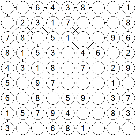 Chain Sudoku - Fácil