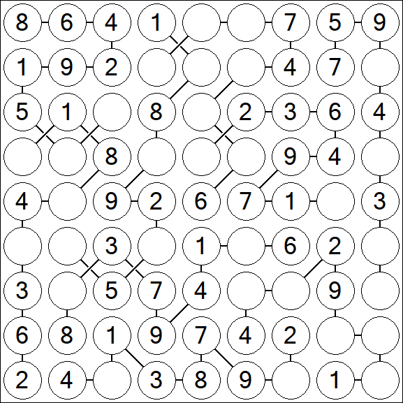 Chain Sudoku - Fácil