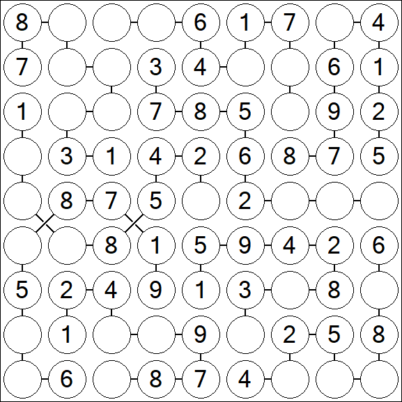 Chain Sudoku - Fácil